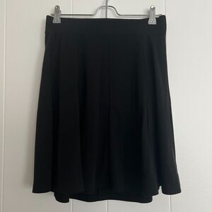 Old Navy Women's Stretchy A-Line Solid Black Above-Knee Mini Skirt XS